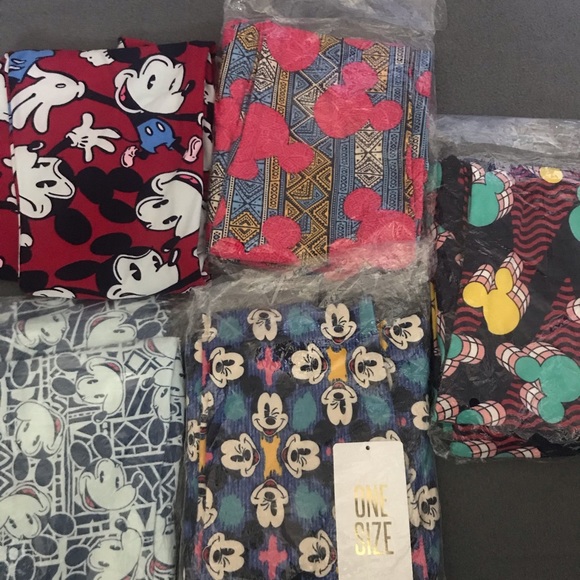 Lularoe Disney Os Mickey Mouse 5 Pair 